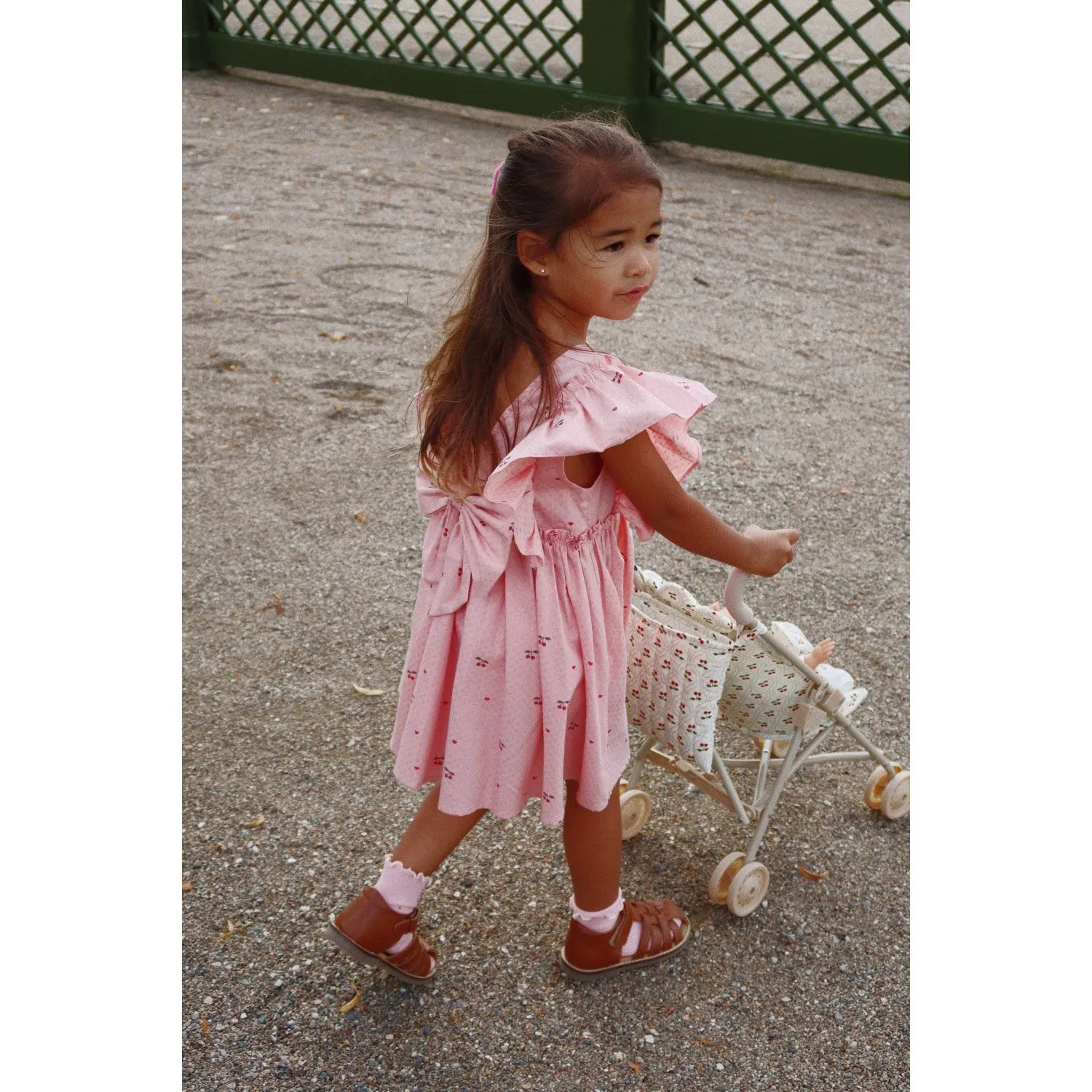 Konges Sljd Cherry Coeur Evia Bow Dress Gots