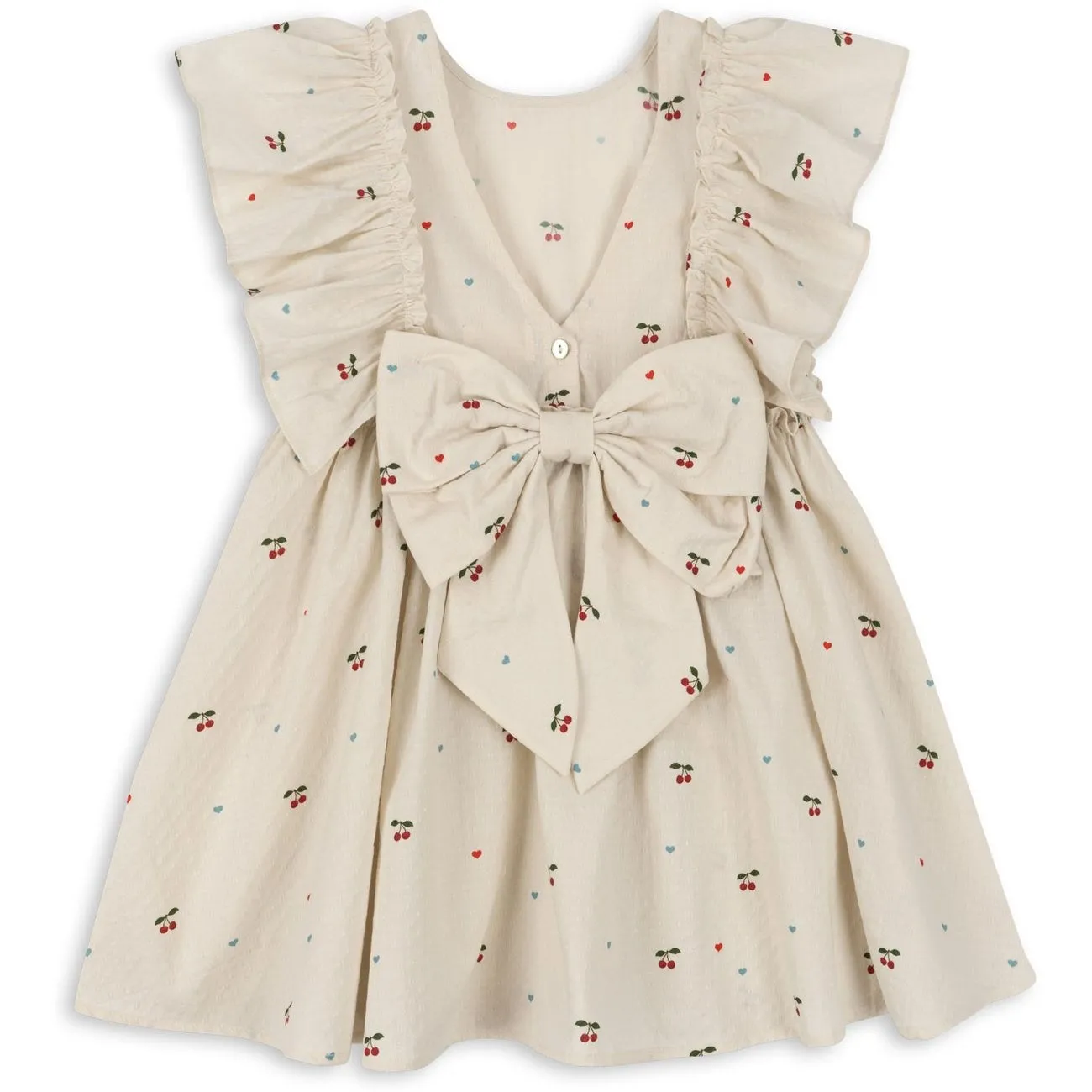 Konges Sljd Cherry Coeur Evia Bow Dress