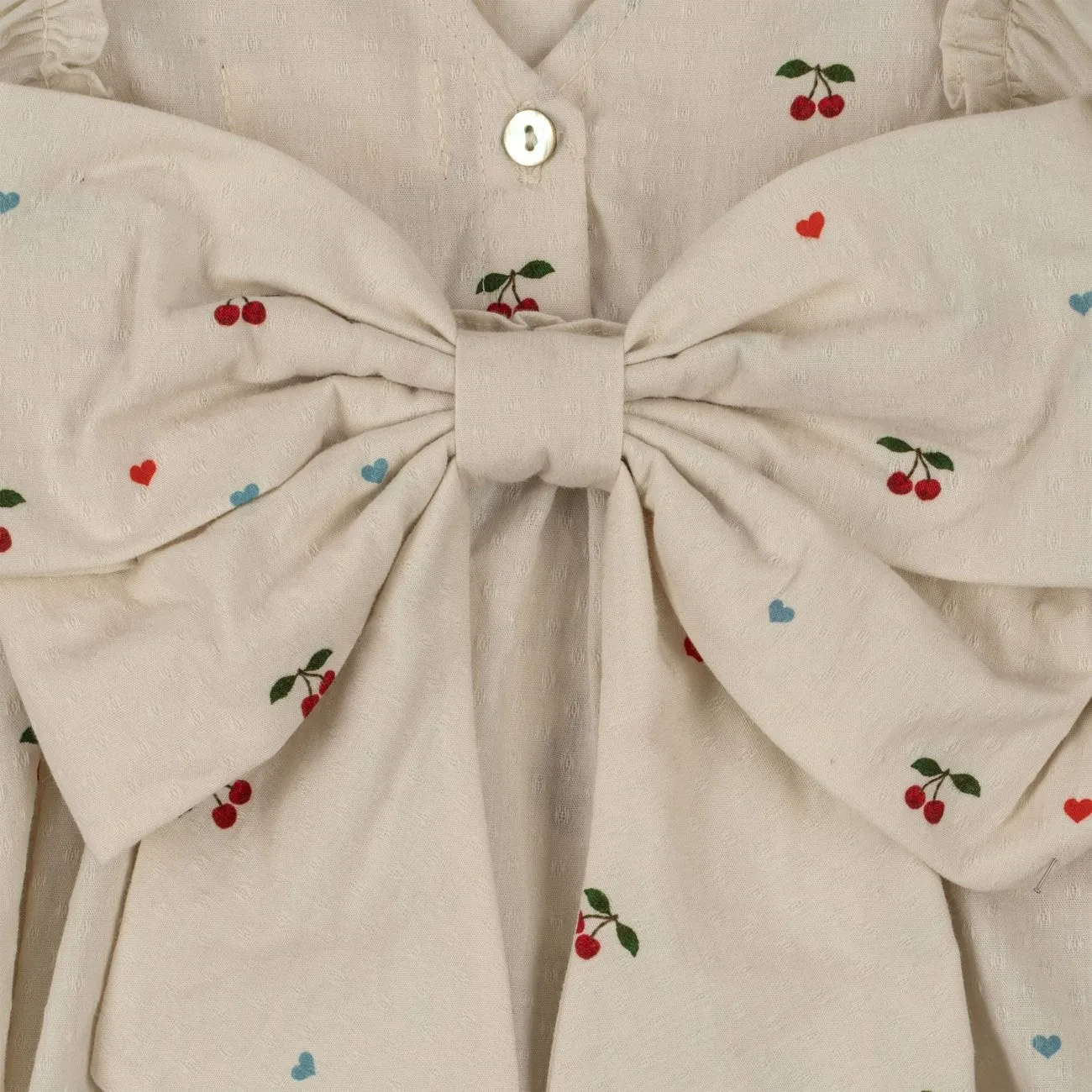 Konges Sljd Cherry Coeur Evia Bow Dress