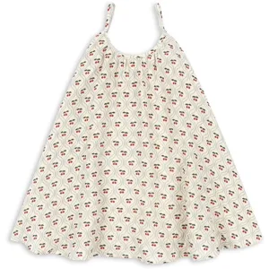 Konges Sljd Cherry Motif Coco Strap Dress