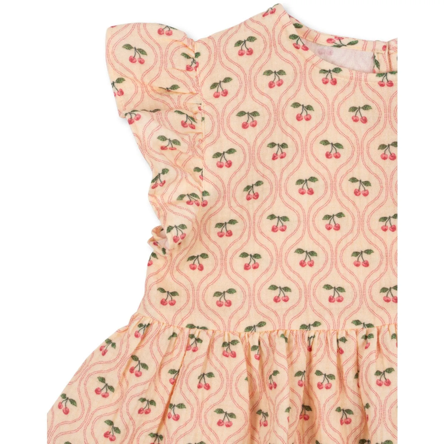Konges Sljd Cherry Pink Motif Coco Top Gots
