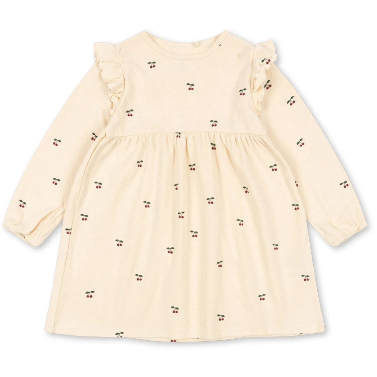 Konges Sljd Cherry Sui Frill Dress Gots