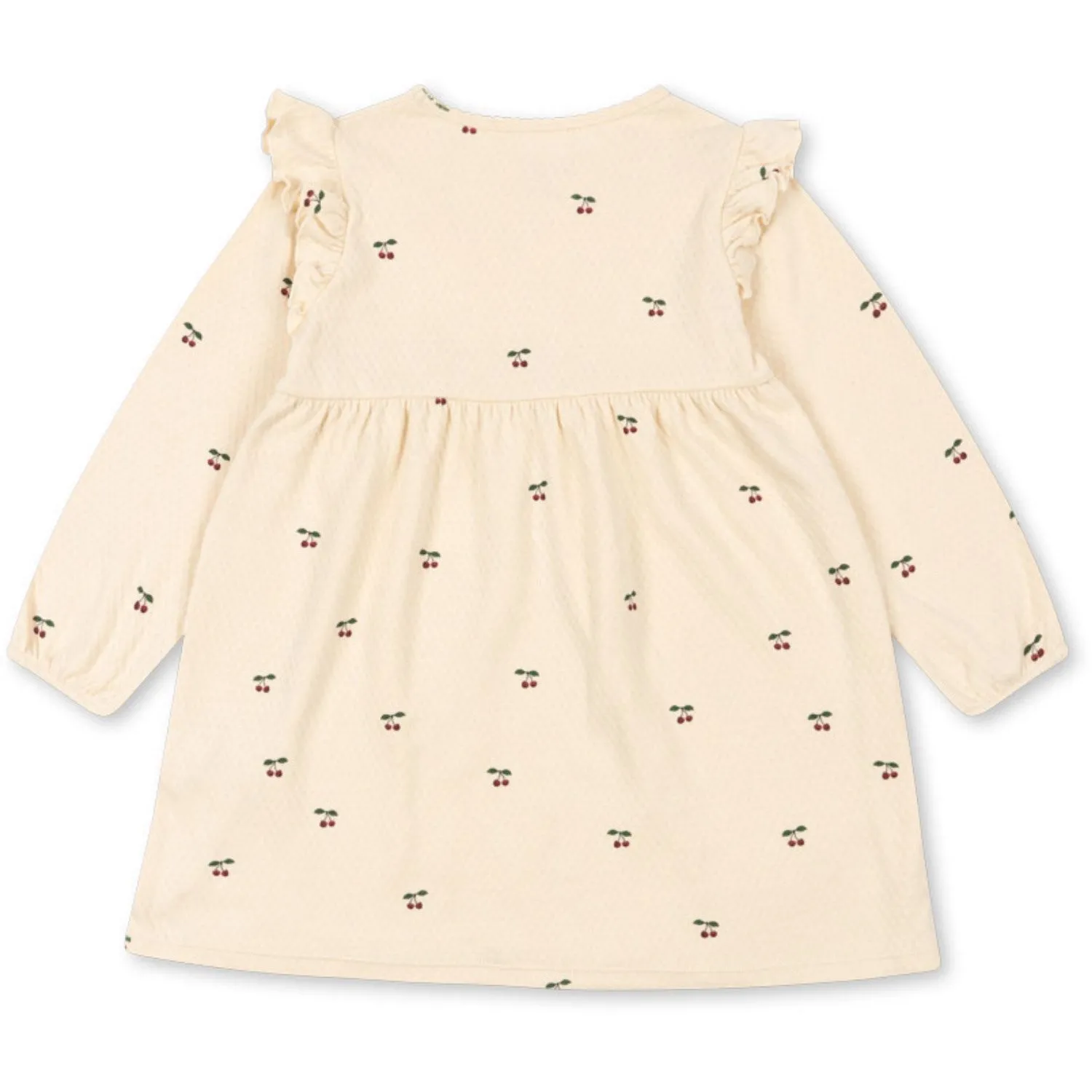Konges Sljd Cherry Sui Frill Dress Gots