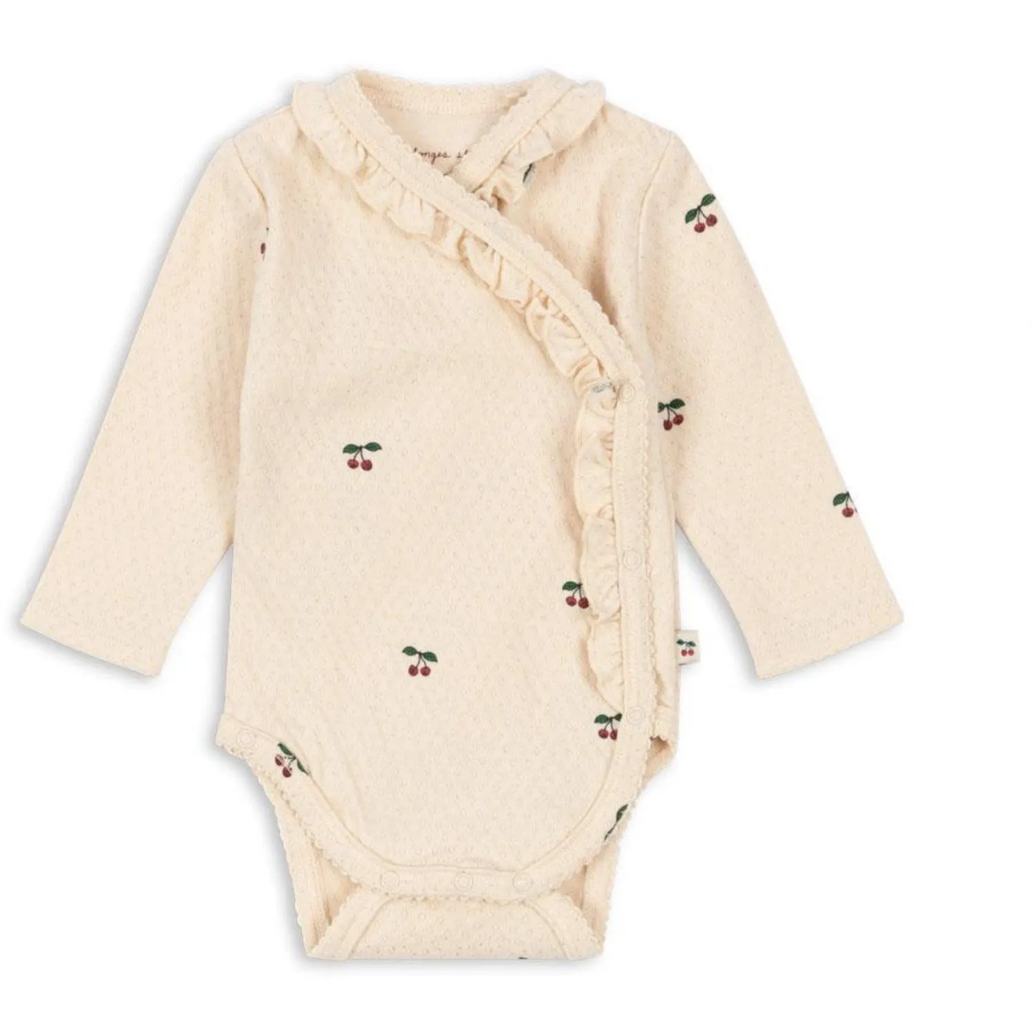 Konges Sljd Cherry Sui Newborn Frill Body Gots