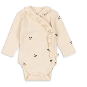 Konges Sljd Cherry Sui Newborn Frill Body Gots