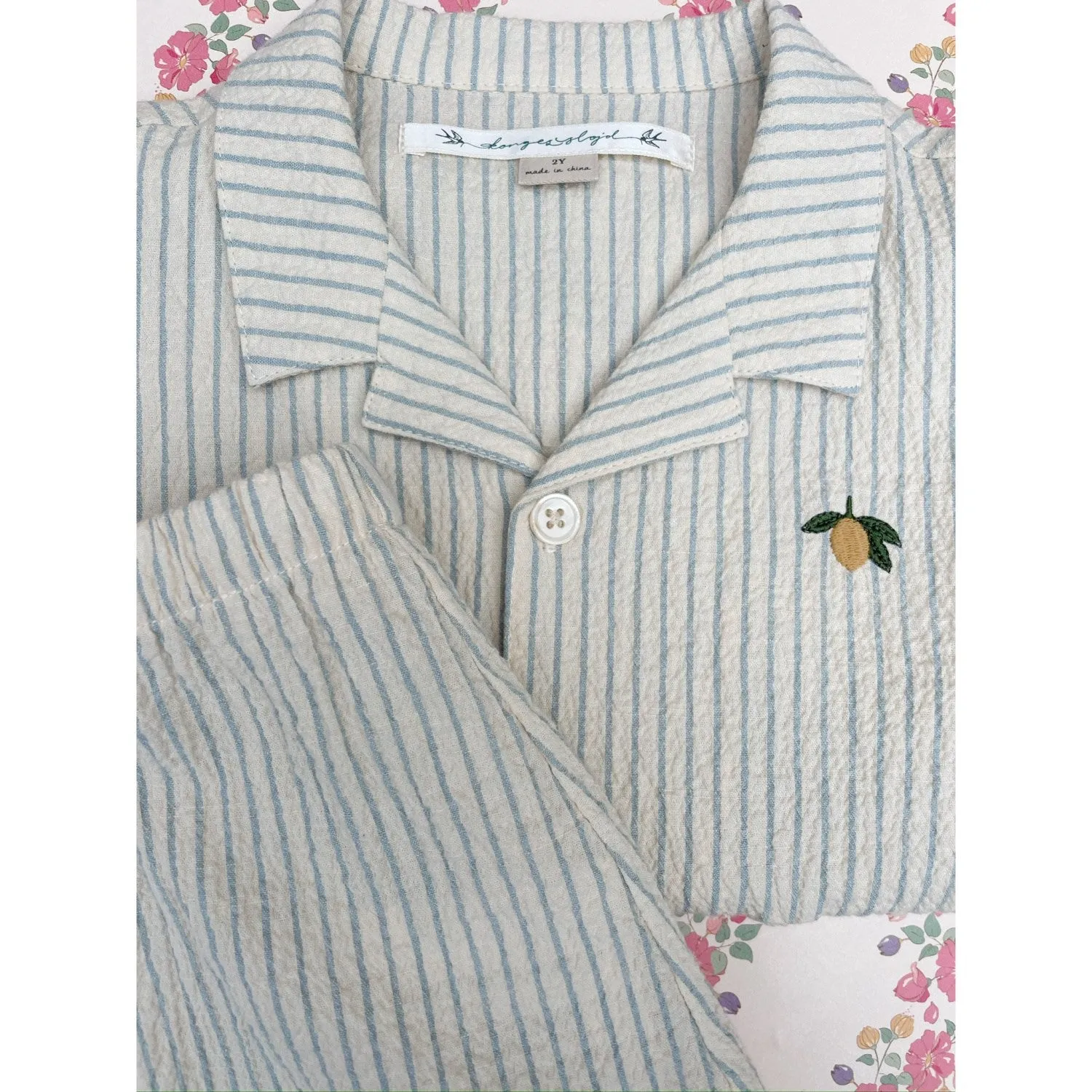 Konges Sljd Cloud Stripe Celebration Elliot Ss Shirt GOTS