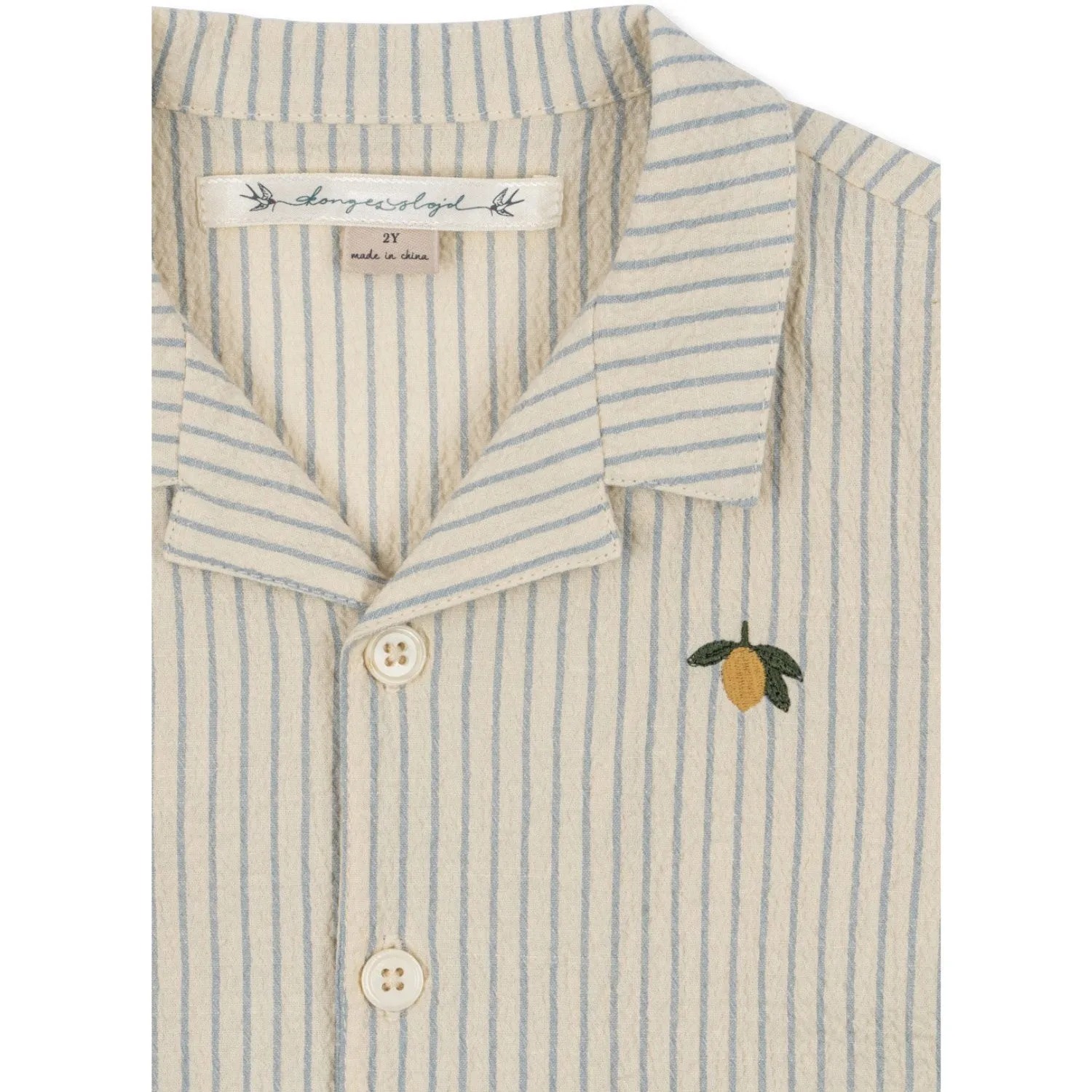 Konges Sljd Cloud Stripe Celebration Elliot Ss Shirt GOTS