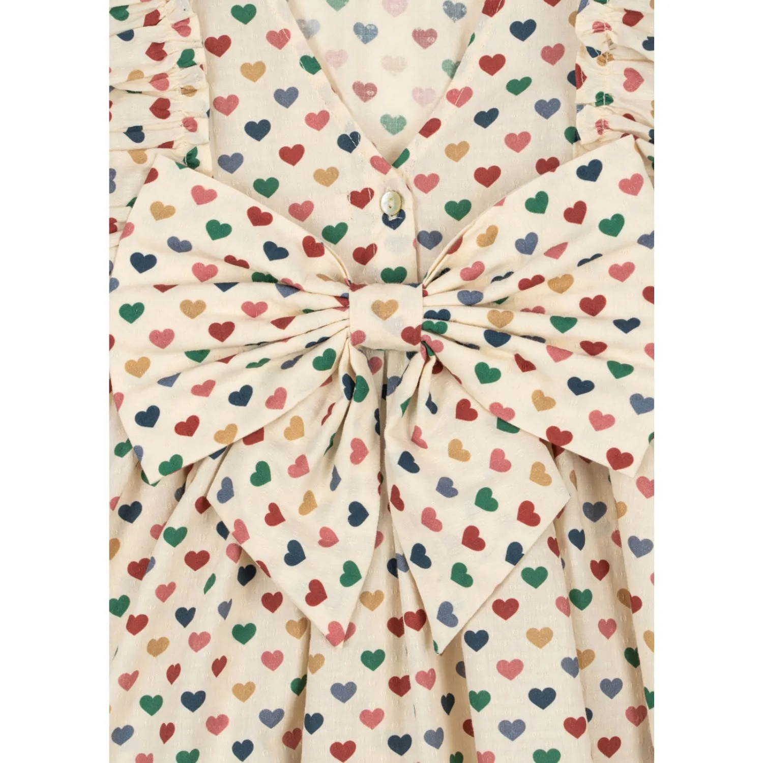 Konges Sljd Coeur Color Evia Bow Dress Gots