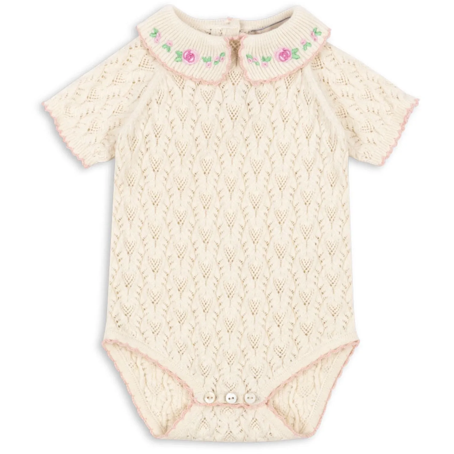 Konges Sljd Cream Off White Rosier Romper