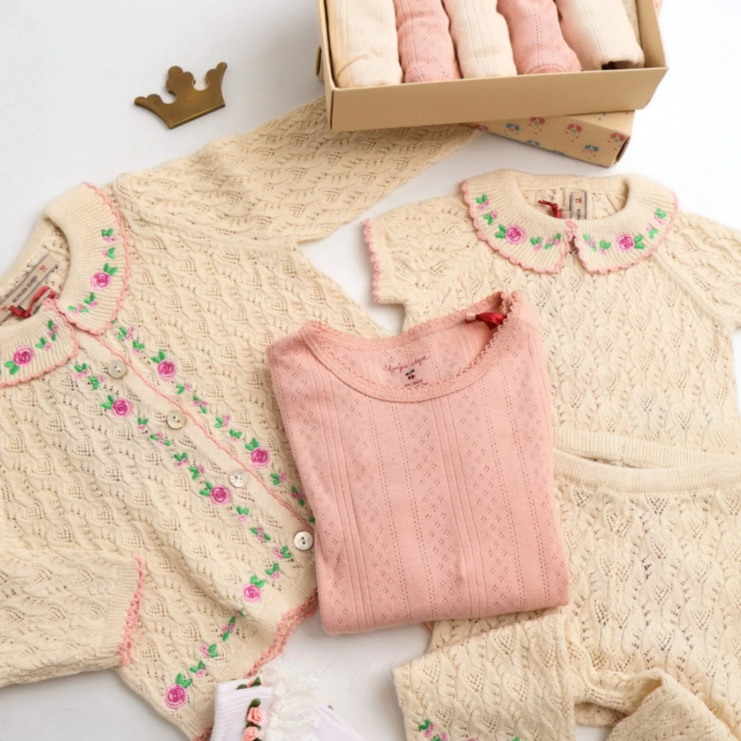 Konges Sljd Cream Off White Rosier Romper
