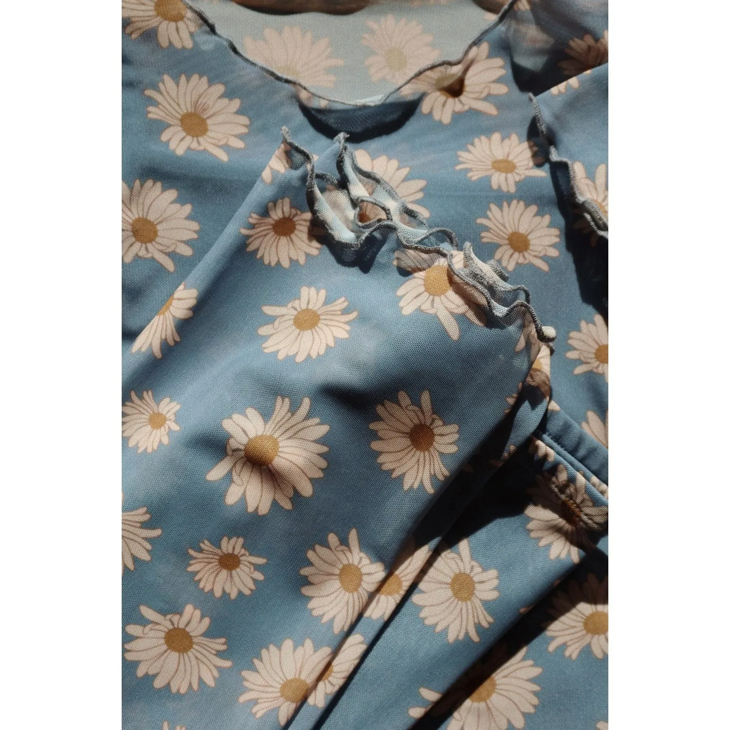 Konges Sljd Daisy Blue Mel T-shirt