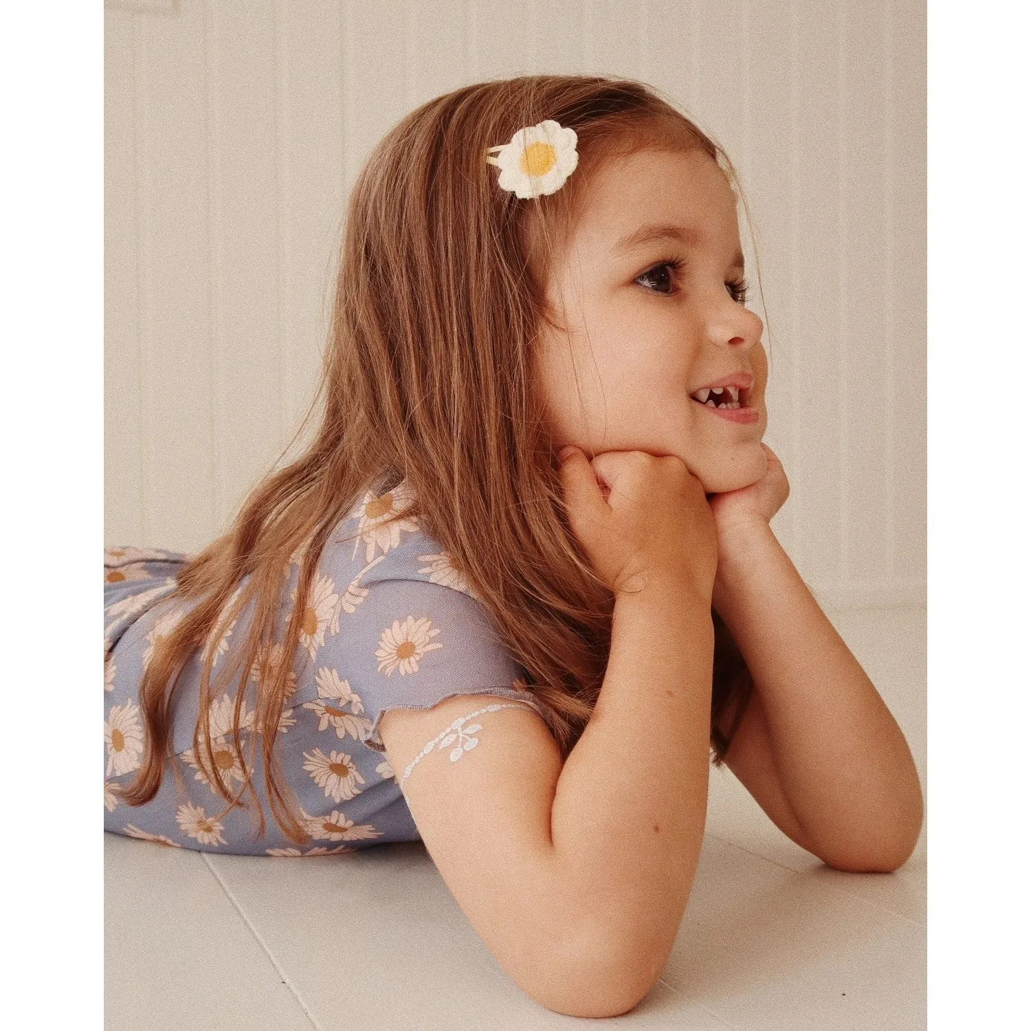 Konges Sljd Daisy Blue Mel T-shirt