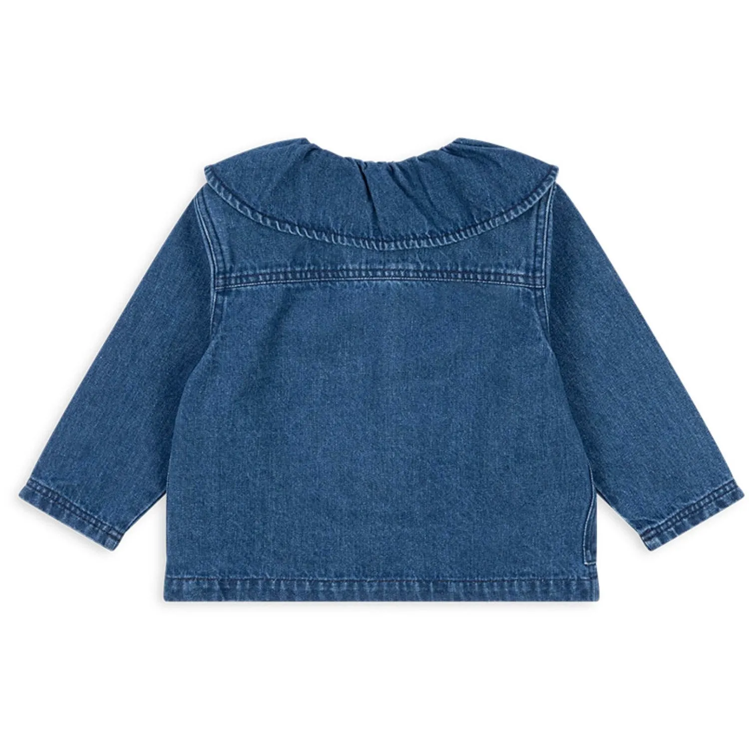 Konges Sljd Denim Blue Cherry Magot Denim Shirt Gots