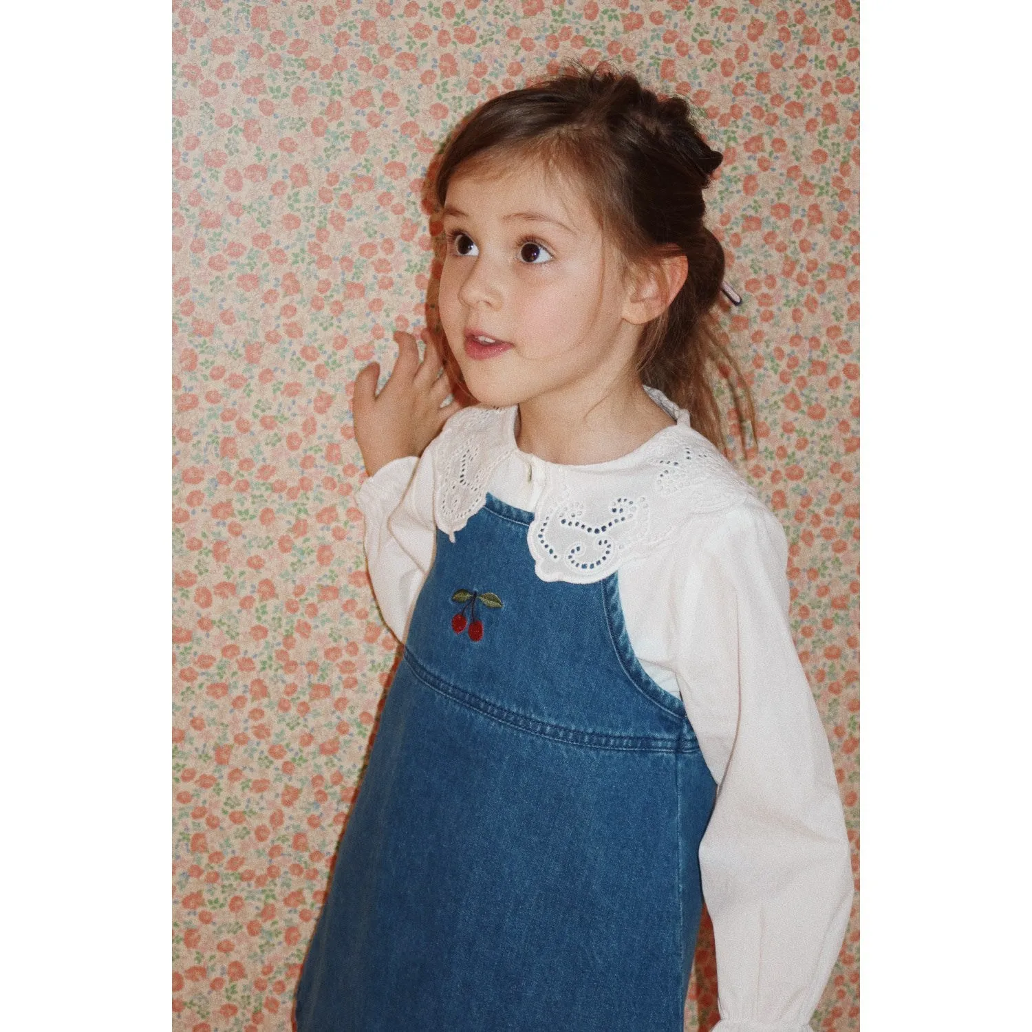 Konges Sljd Denim Blue Magot Strap Dress Gots