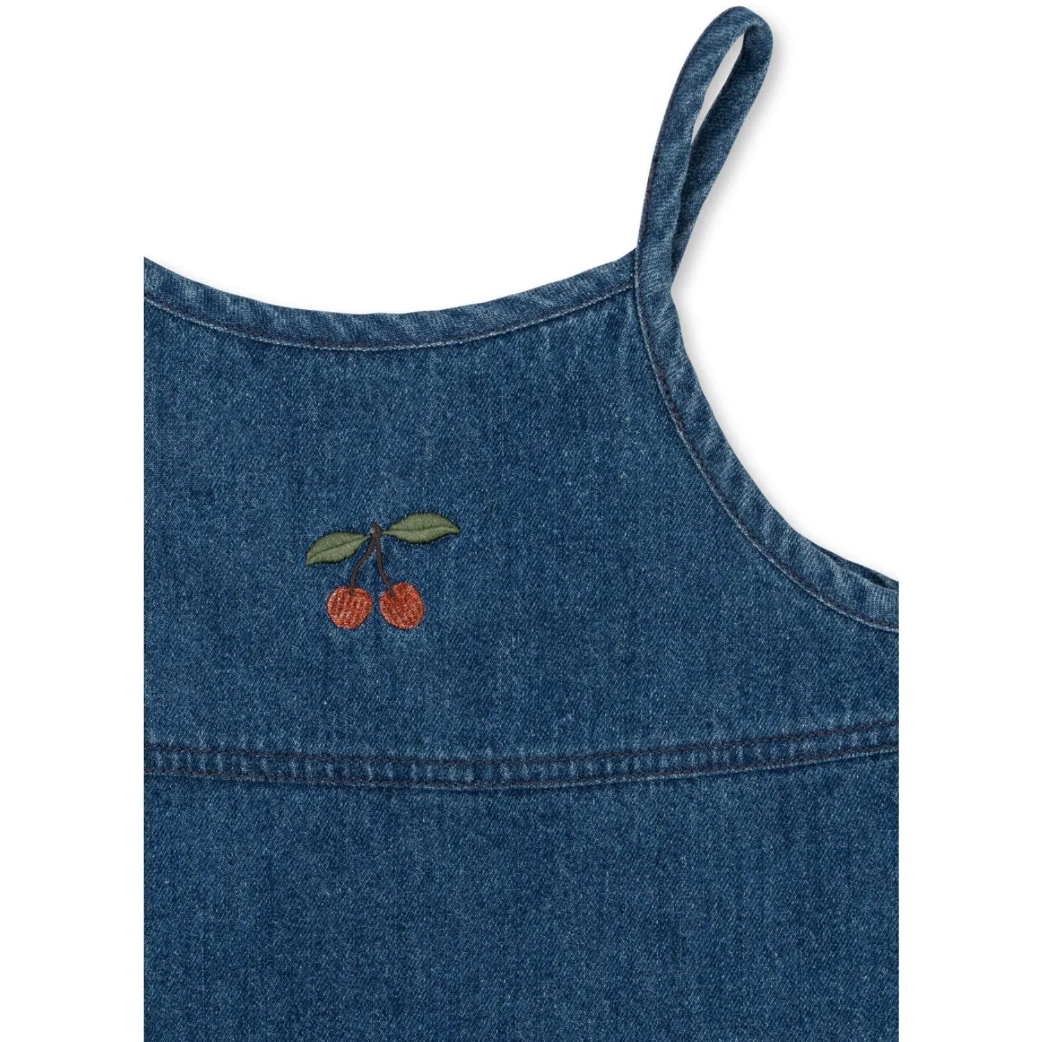 Konges Sljd Denim Blue Magot Strap Dress Gots