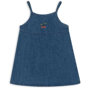 Konges Sljd Denim Blue Magot Strap Dress Gots