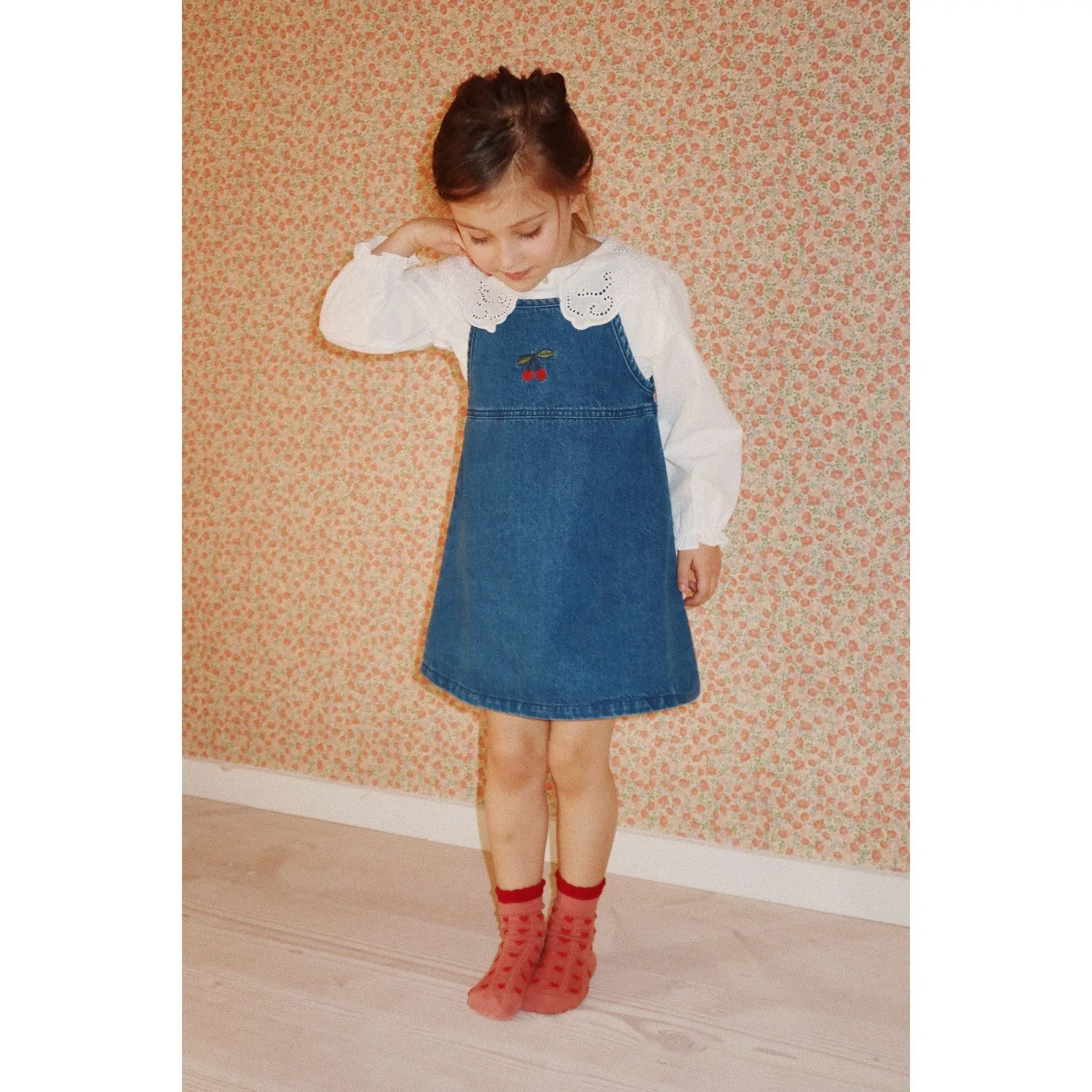 Konges Sljd Denim Blue Magot Strap Dress Gots
