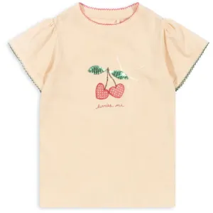 Konges Sljd Ecru Famo Puff Tee Gots