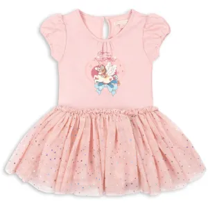 Konges Sljd Fairy Etoile Holographic Pink Ada Fairy Ballerina Glitter Dress