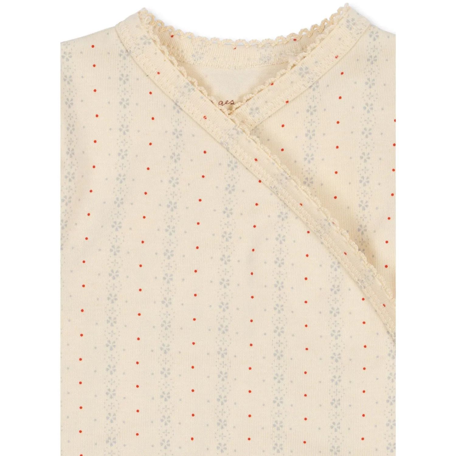Konges Sljd Fete De Fleur Basic Ls Newborn Body Gots