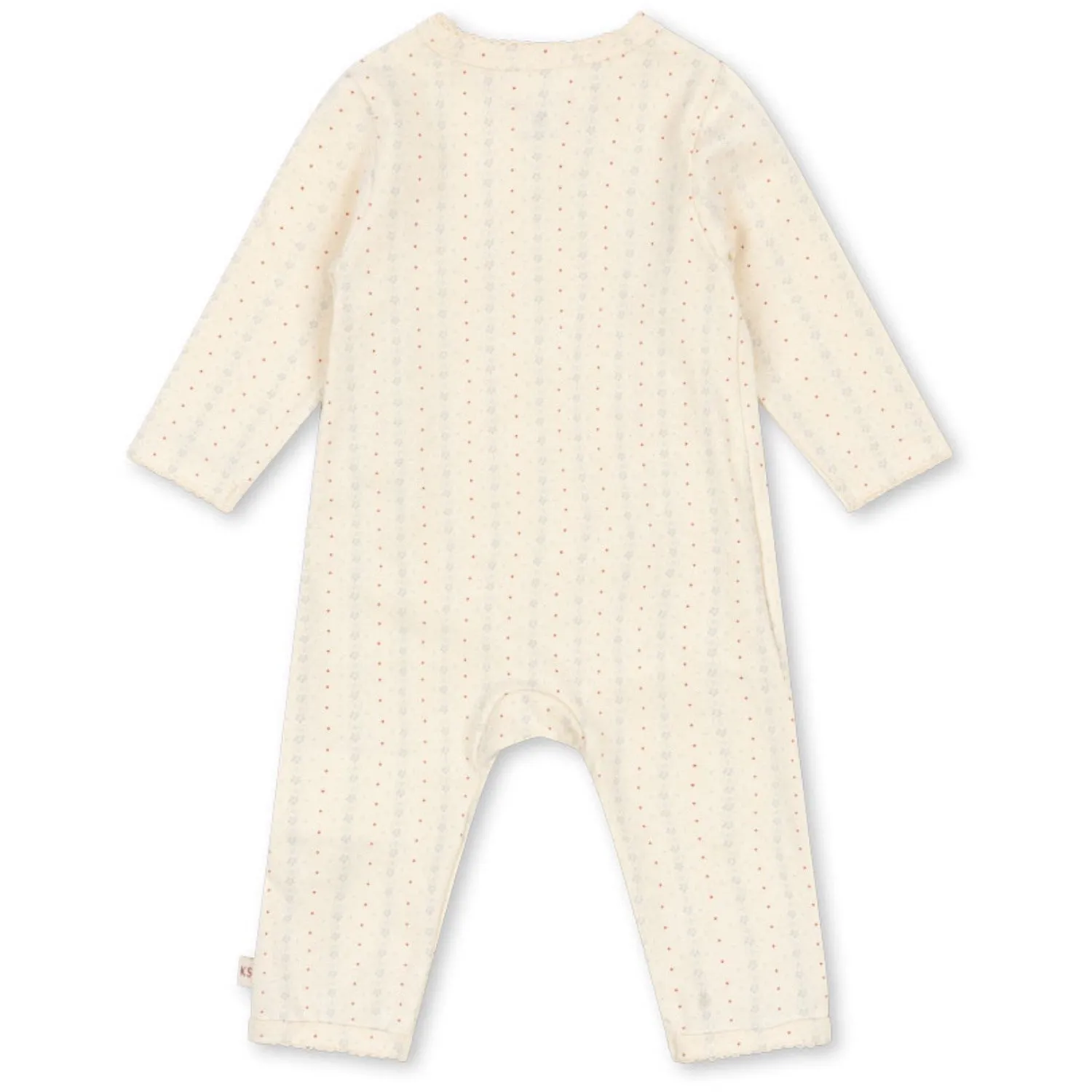 Konges Sljd Fete De Fleur Basic Newborn Onesie Gots