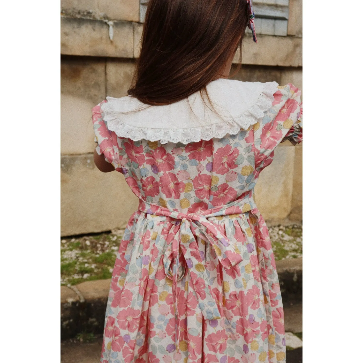 Konges Sljd Fleur Anglaise Coeur Collar Dress Gots