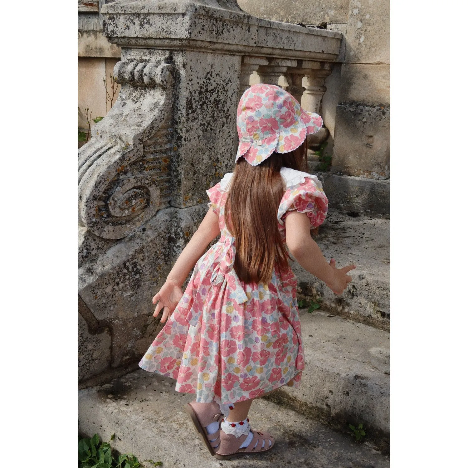 Konges Sljd Fleur Anglaise Coeur Collar Dress Gots