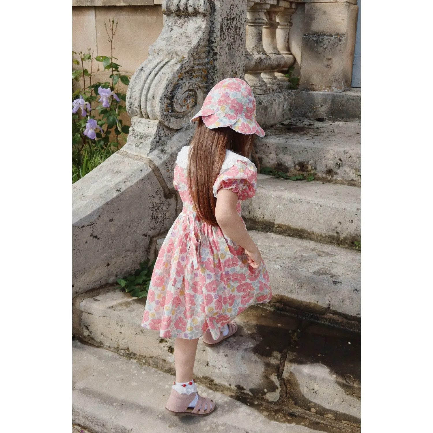 Konges Sljd Fleur Anglaise Coeur Collar Dress Gots