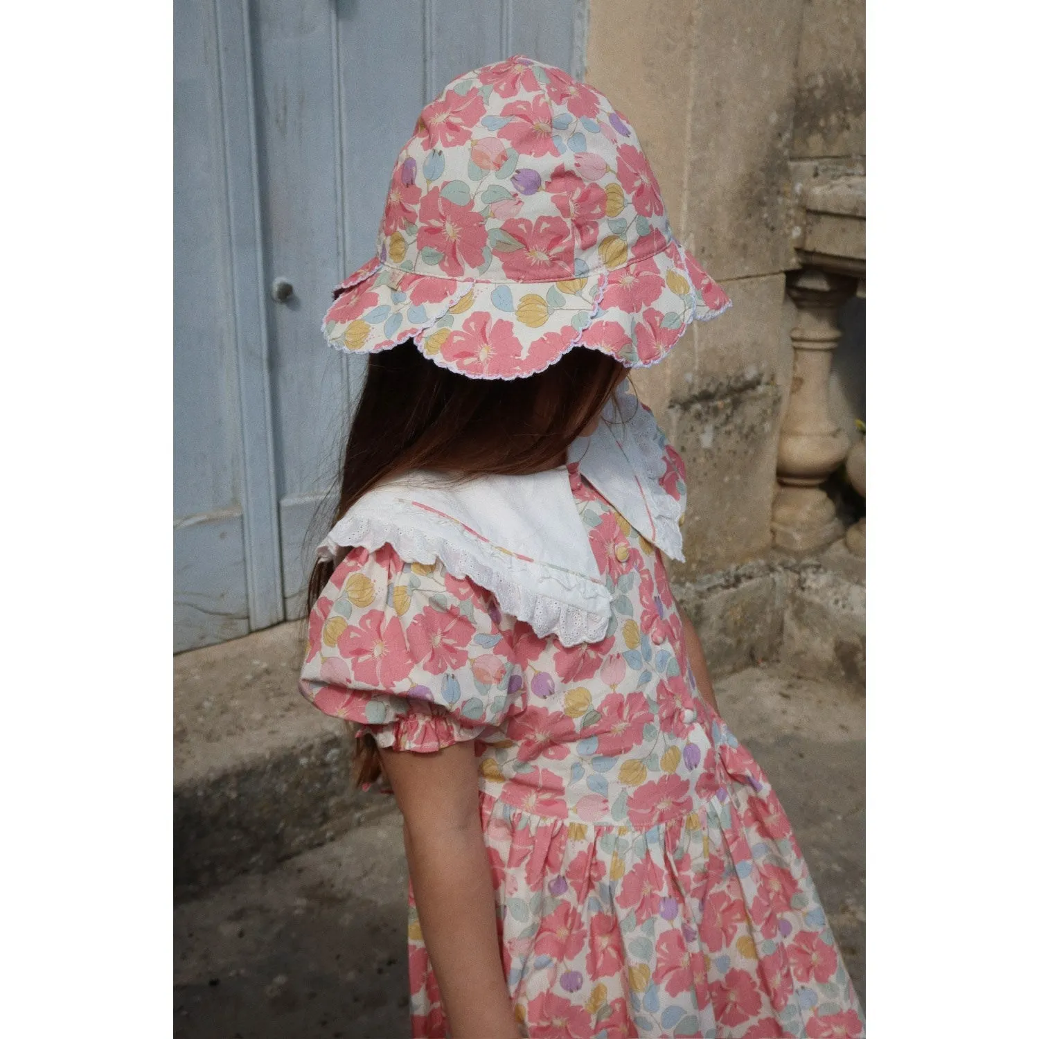 Konges Sljd Fleur Anglaise Coeur Collar Dress Gots