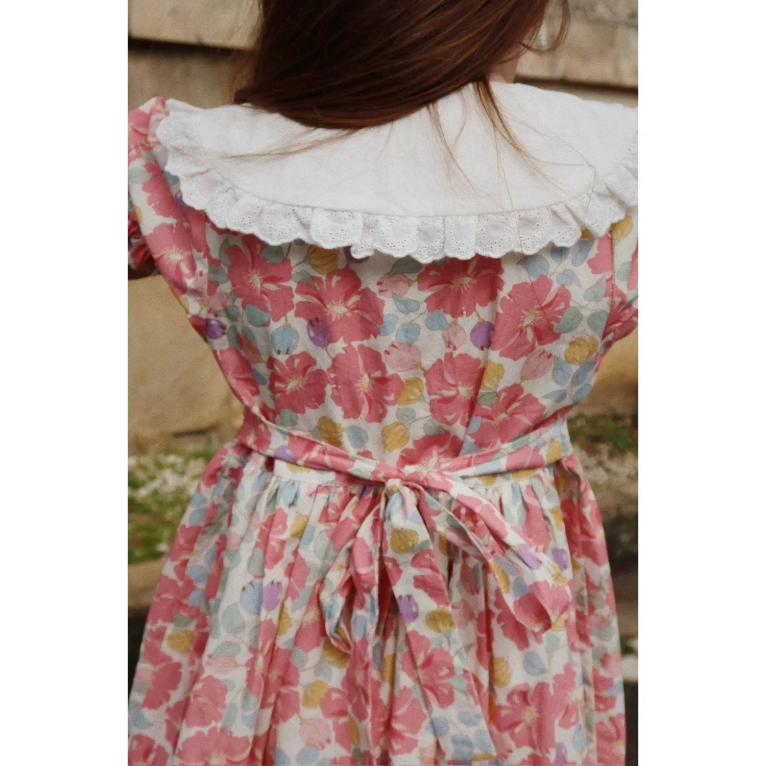 Konges Sljd Fleur Anglaise Coeur Collar Dress Gots