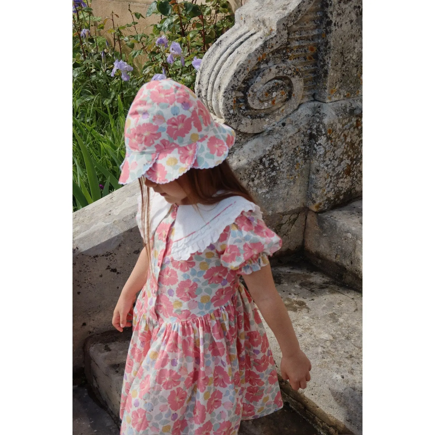Konges Sljd Fleur Anglaise Coeur Collar Dress Gots