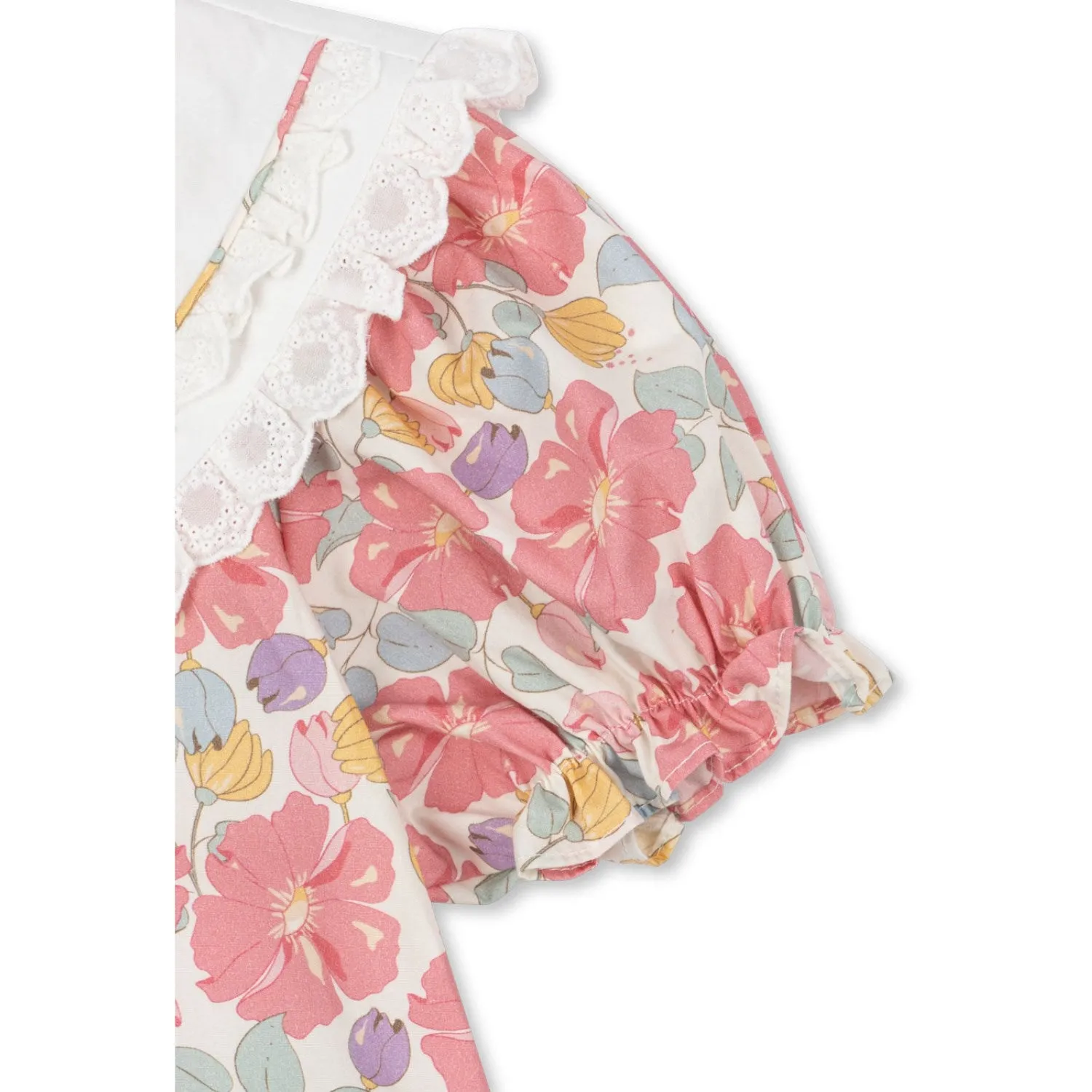 Konges Sljd Fleur Anglaise Coeur Collar Dress Gots