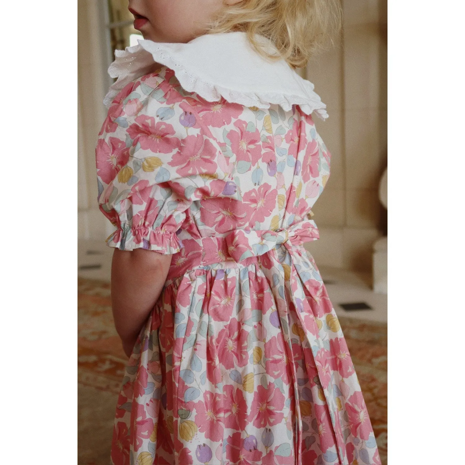 Konges Sljd Fleur Anglaise Coeur Collar Dress Gots