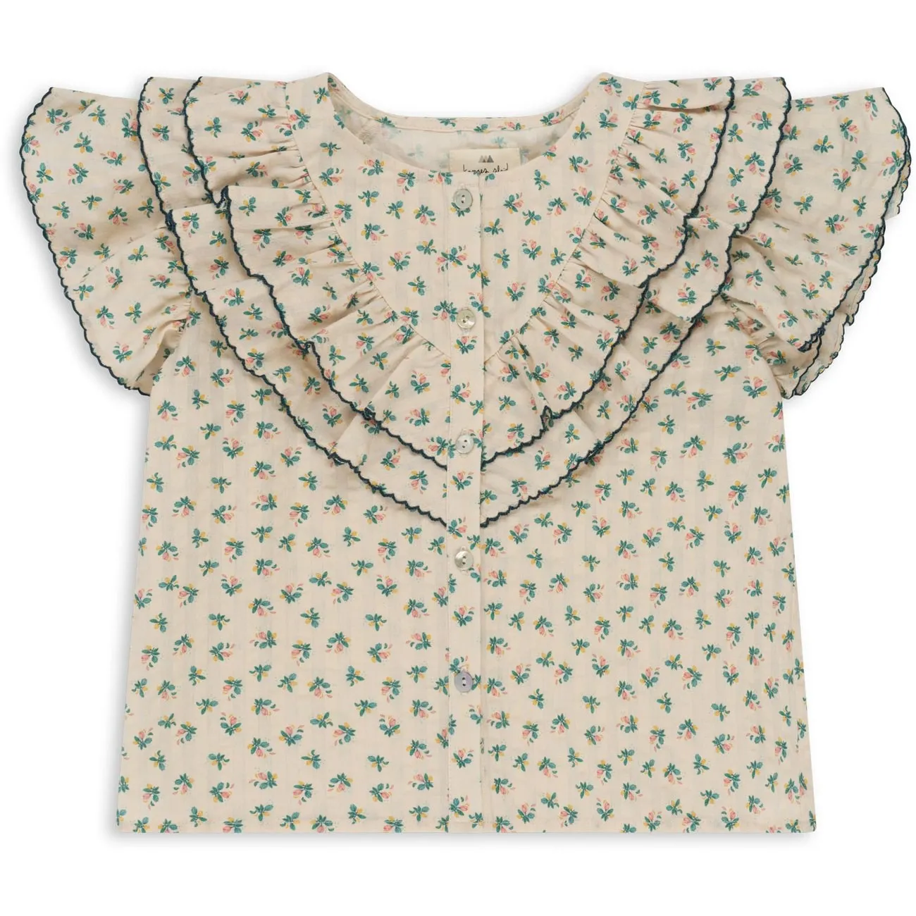 Konges Sljd Fleur Color Kim Frill Shirt