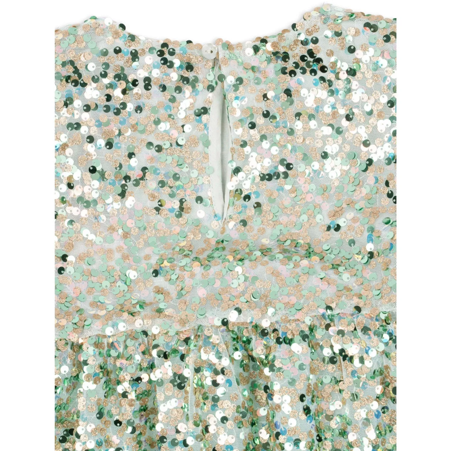 Konges Sljd Green Lila Sequins Dress
