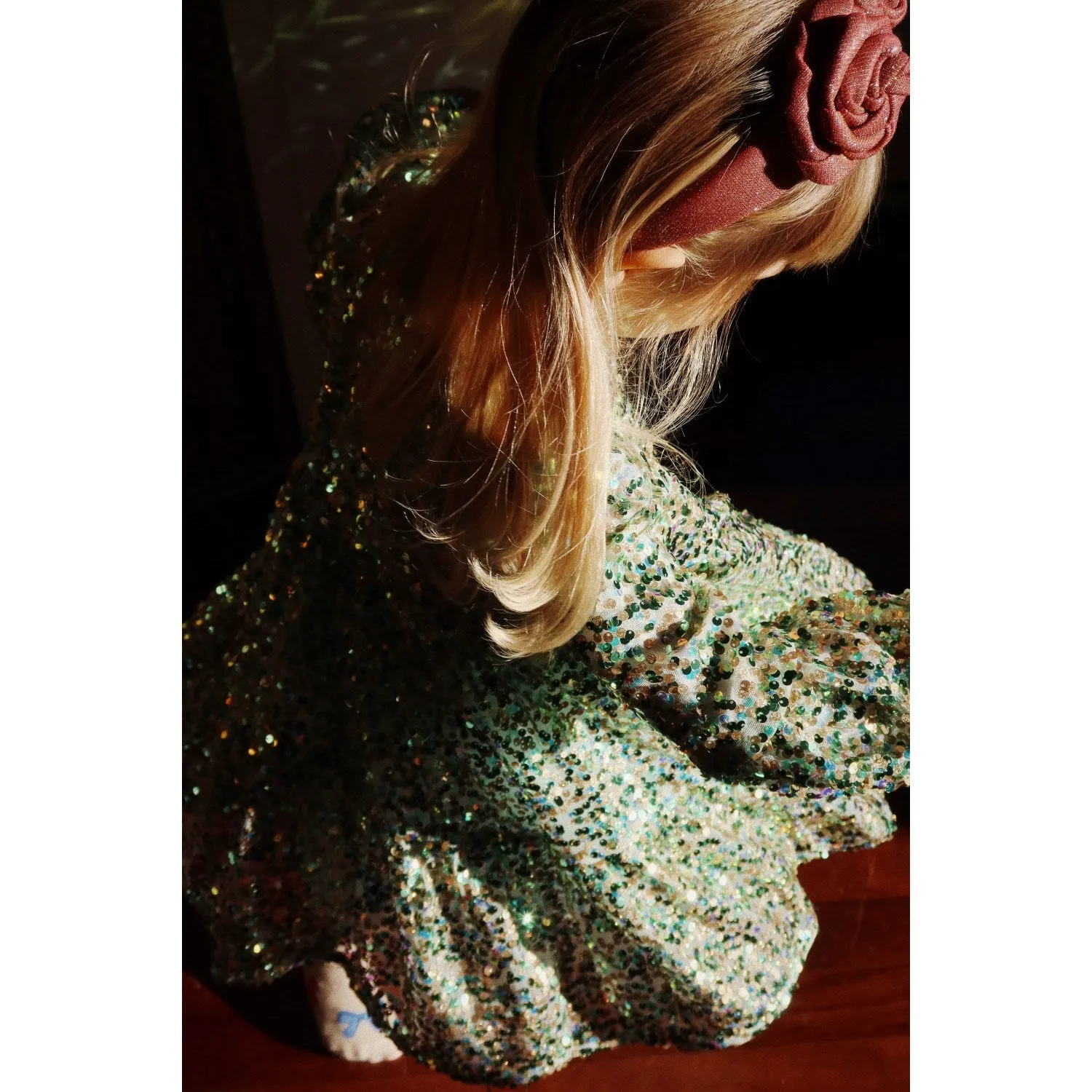 Konges Sljd Green Lila Sequins Dress