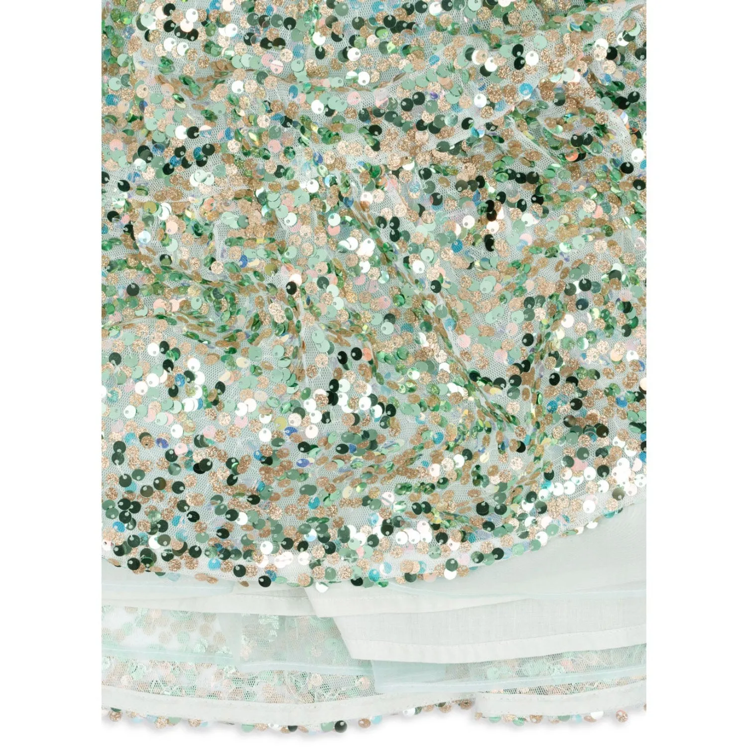 Konges Sljd Green Lila Sequins Dress