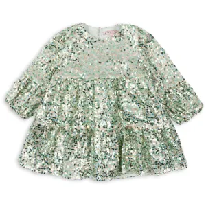 Konges Sljd Green Lila Sequins Dress