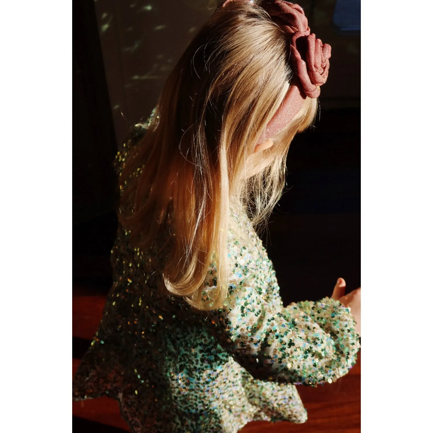 Konges Sljd Green Lila Sequins Dress