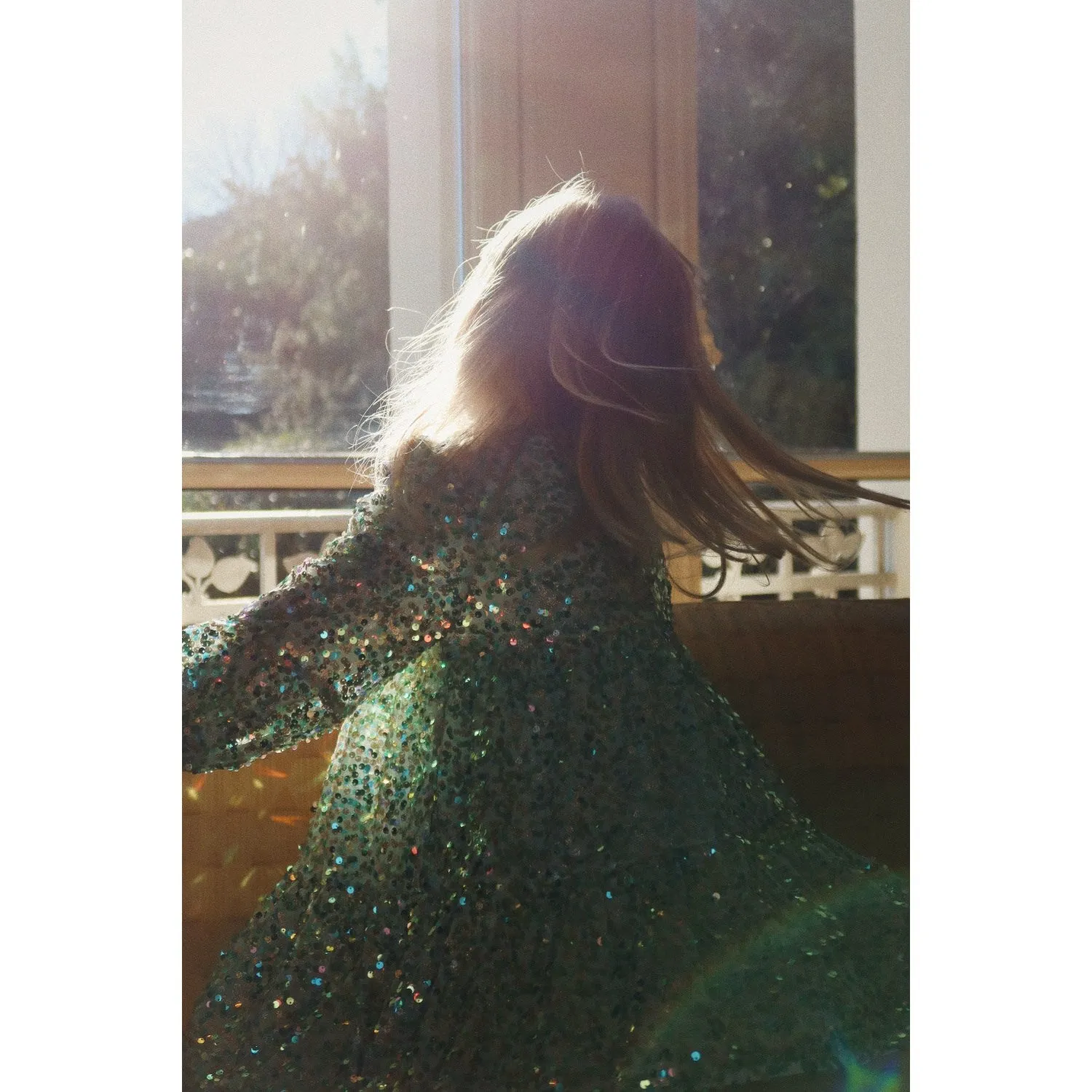 Konges Sljd Green Lila Sequins Dress
