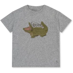 Konges Sljd Grey Melange Famo T-shirt