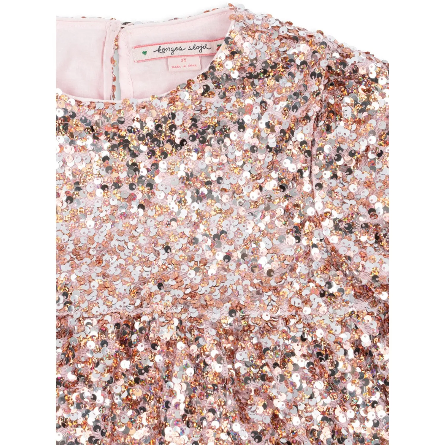 Konges Sljd Grey/Rosa Lila Sequins Dress