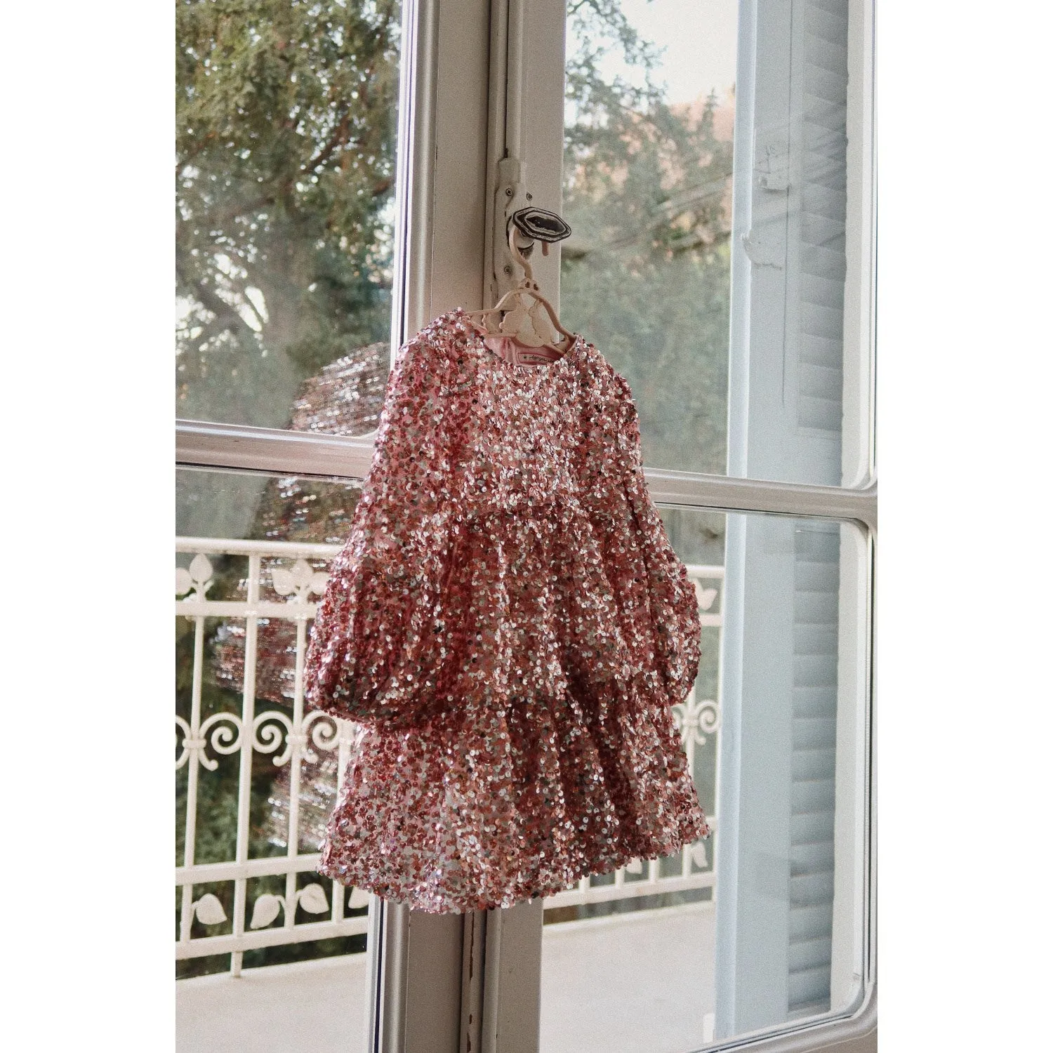 Konges Sljd Grey/Rosa Lila Sequins Dress