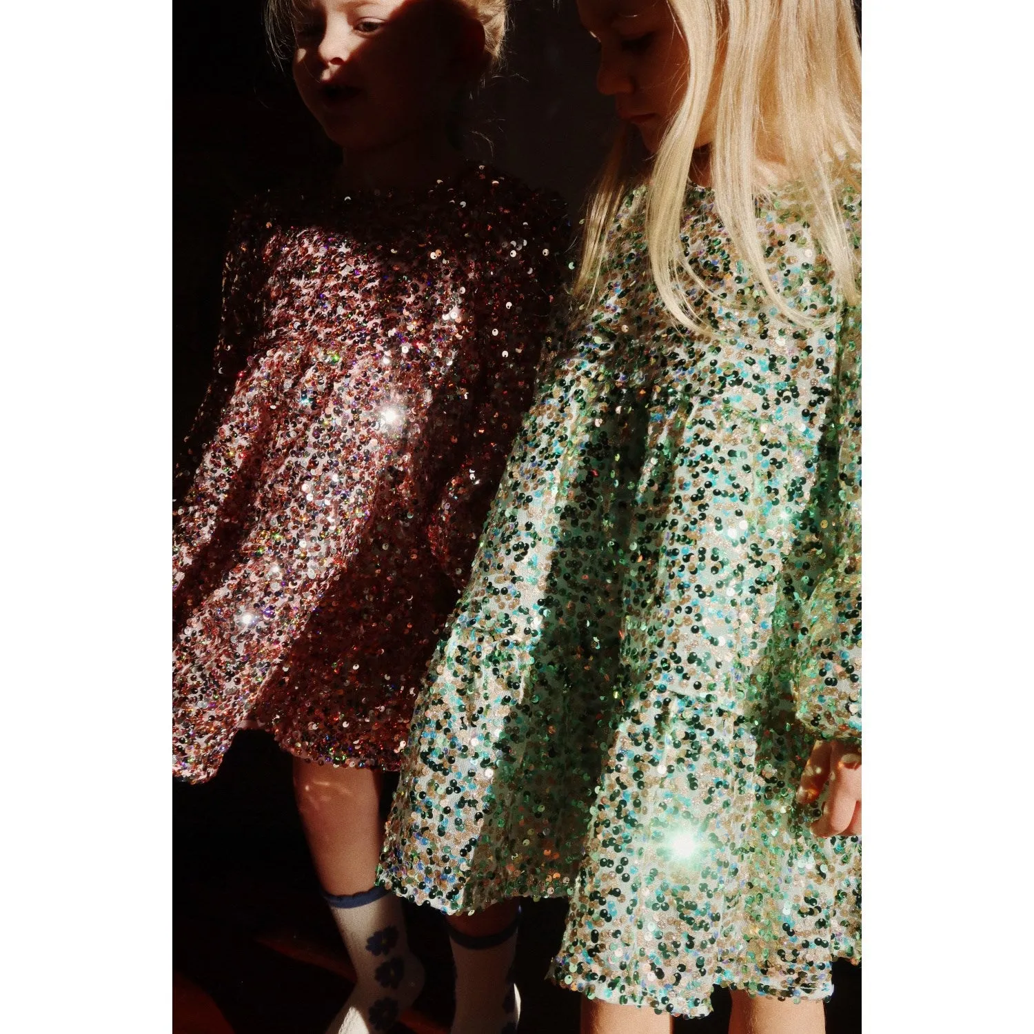 Konges Sljd Grey/Rosa Lila Sequins Dress