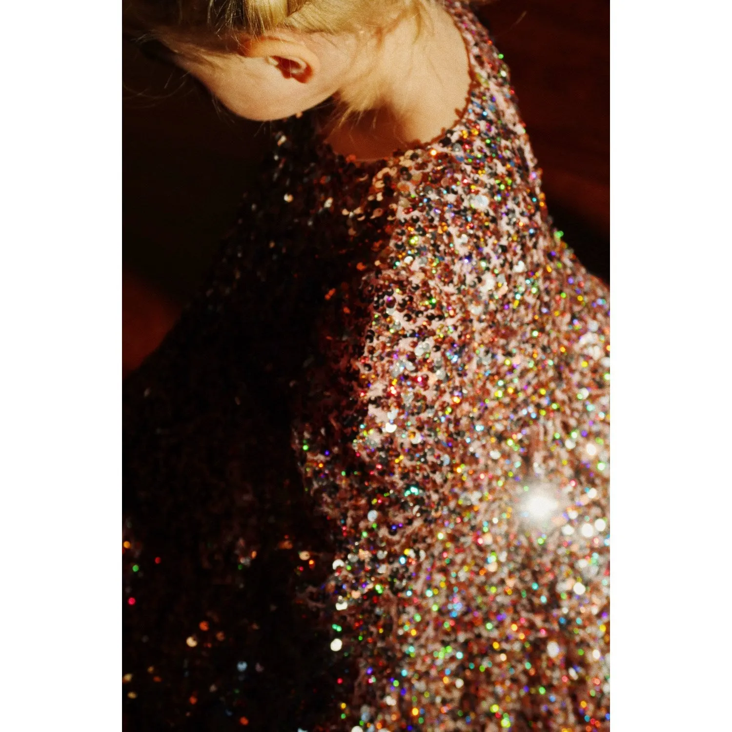 Konges Sljd Grey/Rosa Lila Sequins Dress