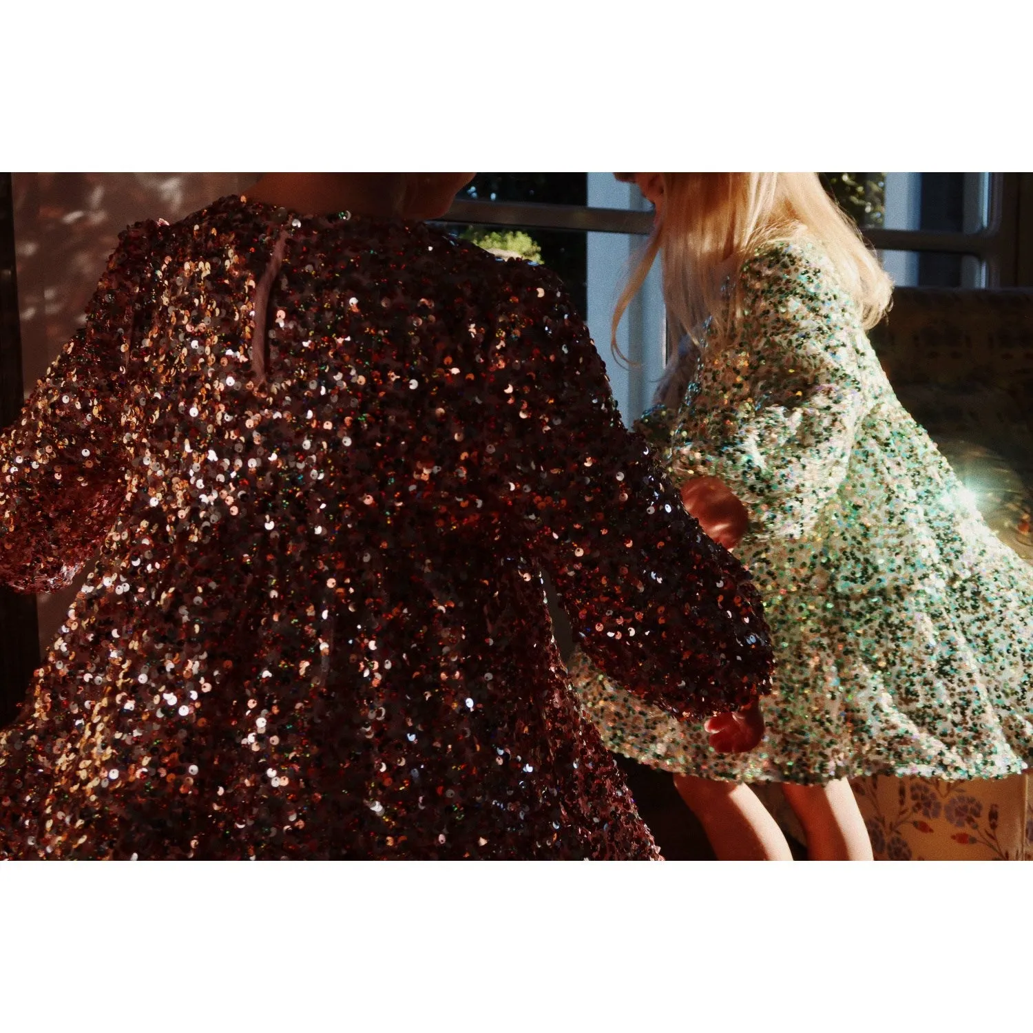 Konges Sljd Grey/Rosa Lila Sequins Dress