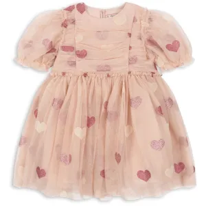 Konges Sljd Heart Rose Glitter Tullie Dress