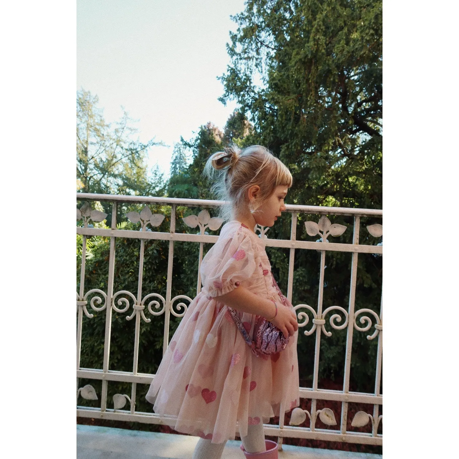Konges Sljd Heart Rose Glitter Tullie Dress