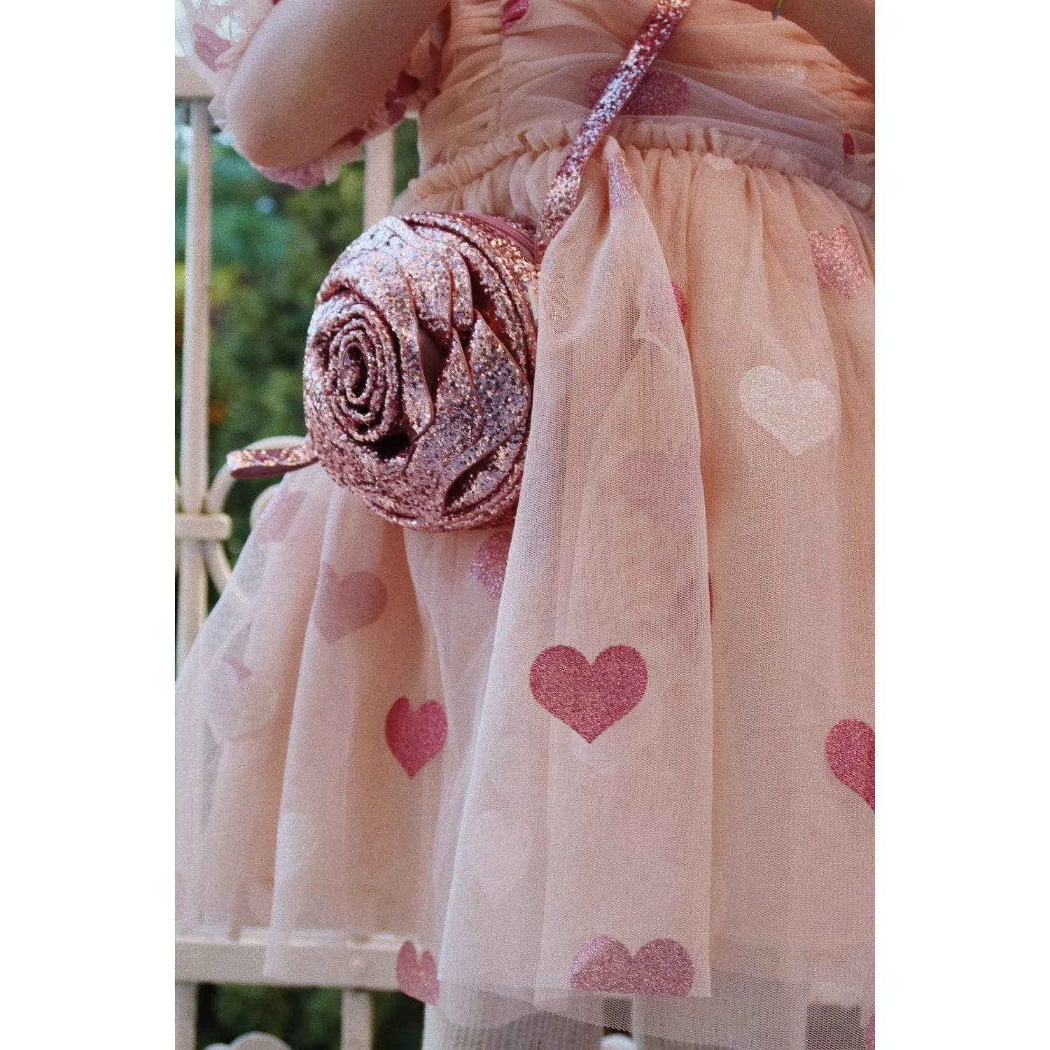 Konges Sljd Heart Rose Glitter Tullie Dress