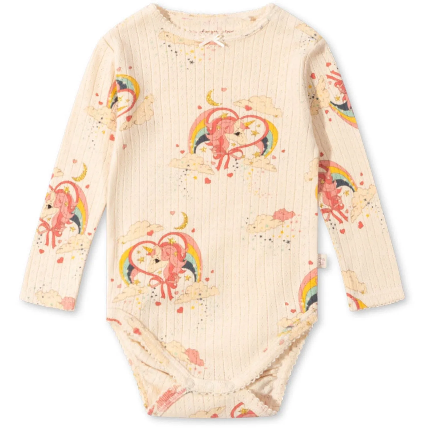 Konges Sljd Horn Stars Minnie Glitter Bodysuit Ls Gots